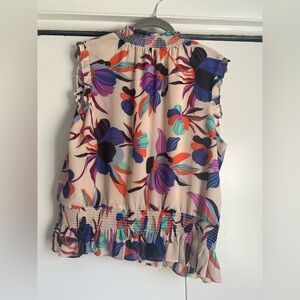 J. Crew Floral Sleeveless Top - Multicolor